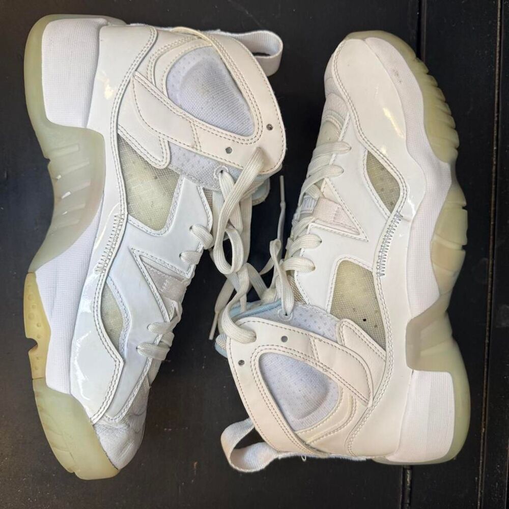 Jordan Women's White and Cream Trainers